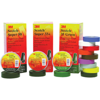 Scotch&reg; Super 33 Tape, 19 mm (3/4") x 20.1 m (66'), Black, 7 mils Ontario Packaging