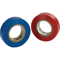 Rubans en vinyle pour codage en couleurs 35 Scotch, 12,7 mm (1/2") x 20,1 m (66'), Bleu, 7 mils Ontario Packaging