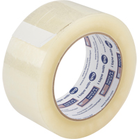Box Sealing Tape, Acrylic Adhesive, 2 mils, 48 mm (1-22/25") x 99.97 m (328') Ontario Packaging