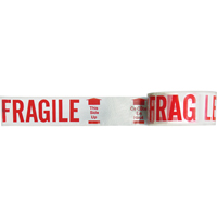 Bilingual Printed Tape – Fragile This Side Up , Red on White Ontario Packaging