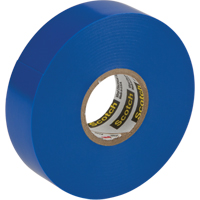 Rubans en vinyle pour codage en couleurs 35 Scotch, 19 mm (3/4") x 20,1 m (66'), Bleu, 7 mils Ontario Packaging