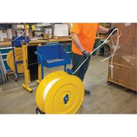 Strapping Dispenser, Polyester/Steel/Polypropylene Straps, 16"/8" Core Dia., 3"/8"/6" Roll Width PE555 | Ontario Packaging