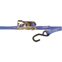 Heavy-Duty Utility Straps, S-Hook, 1" W x 15' L, 500 lbs. (230 kg) Working Load Limit Ontario Packaging
