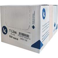SR Series Food Packaging Bulk Pound Bags, Open Top, 8" x 5", 0.85 mil PG318 | Ontario Packaging