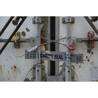 Scell&eacute;s de haute s&eacute;curit&eacute;, 12", M&eacute;tal, Scell&eacute; &agrave; c&acirc;ble Ontario Packaging