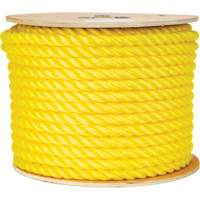 Corde jaune tress&eacute;e 5/8", Polypropyl&egrave;ne, 200' Ontario Packaging