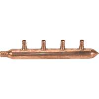 Four Branch Manifold, 3/4" Dia., Copper Ontario Packaging