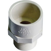 Adaptateur r&eacute;ducteur m&acirc;le, Noeud x MPT, 1/2" x 3/4" dia., PVC-C Ontario Packaging