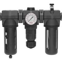 Filtre, d&eacute;tendeur & lubrificateur Modulair 400 avec drain manuel & bol standard, 3/4" NPTF Ontario Packaging