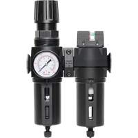 Filter/Regulator & Coalescing Filter Modulair 300 with Standard Bowl & Manual Drain, 3/8" NPTF, 150 PSI, 5.12 fl. oz. Capacity Ontario Packaging