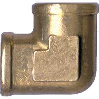 Raccord de tuyau forg&eacute; en coude 90°, FPT, Laiton, 3/4" Ontario Packaging