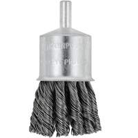 Brosse &agrave; embouts &agrave; fils nou&eacute;s torsad&eacute;s mont&eacute; sur mandrin, 1-1/8" dia. x 1/4" arbre Ontario Packaging