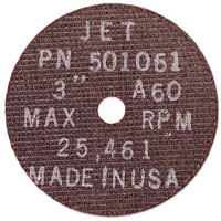 POWERPLUS&reg; Cut-Off Wheel, 3" x 1/32", 3/8" Arbor, Type 1, 25100 RPM Ontario Packaging