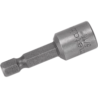 Nutsetter, 5/16" Tip, 1/4" Drive, 1-5/8" L, Magnetic QR568 | Ontario Packaging