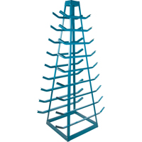 Bar Storage Racks - Horizontal Bar Racks, Horizontal, 9 Levels, 18" W x 40" D x 84" H, 1800 lbs. Cap. Ontario Packaging