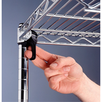 &eacute;tag&egrave;res super ajustables Super Erecta, Ensemble de Ajout, 5 Tablettes, 36" la x 86-5/8" h x 24" p Ontario Packaging