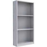 Interlok Shelving Unit, Steel, Boltless, 800 lbs. Capacity, 36" W x 76" H x 24" D Ontario Packaging