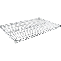 Wire Shelf for Heavy-Duty Chromate Wire Shelving, 36" W x 24" D, 800 lbs. Capacity Ontario Packaging