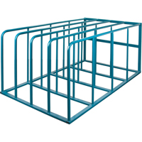 Standard Vertical Sheet Racks, 84" W x 50" D x 36-3/4" H, 4000 lbs. Capacity Ontario Packaging