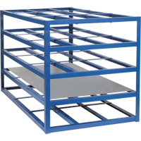 Horizontal Sheet Racks, 103" W x 55" D x 48" H, 2000 lbs. Capacity Ontario Packaging