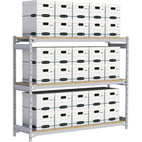 &eacute;tag&egrave;re-classeur de grande largeur, Acier, 3 Tablettes, 72" la x 18" p x 60" h Ontario Packaging