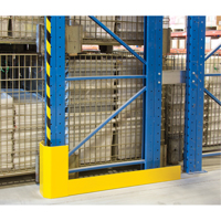 Racking Aisle Protectors, 3" W x 50" L x 16" H, Safety Yellow Ontario Packaging