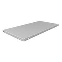 Slotted Angle Shelf, Galvanized Steel, 36" W x 18" D Ontario Packaging