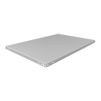 Slotted Angle Shelf, Galvanized Steel, 36" W x 24" D Ontario Packaging