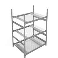 Wide Span Storage Shelving, Steel, Boltless, 1340 lbs. Capacity, 42" W x 60" H x 32" D Ontario Packaging