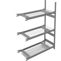 Wide Span Storage Shelving, Steel, Boltless, 1340 lbs. Capacity, 42" W x 60" H x 18" D RN585 | Ontario Packaging