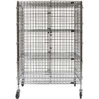 Security Cart, Chrome Plated, 48" x 69" x 24", 500 lbs. Capacity Ontario Packaging
