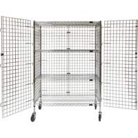Security Cart, Chrome Plated, 48" x 69" x 24", 500 lbs. Capacity Ontario Packaging