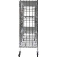 Security Cart, Chrome Plated, 60" x 69" x 24", 500 lbs. Capacity Ontario Packaging