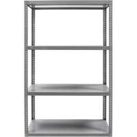 Heavy-Duty Shelving, Steel, Bolted, 3000 lbs. Capacity, 36" W x 72" H x 24" D Ontario Packaging