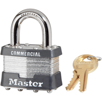 Cadenas commerciaux - mod&egrave;le 1KA, Cl&eacute;s identiques, Acier lamin&eacute;, Largeur de 1-3/4" Ontario Packaging