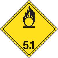 &eacute;tiquettes d'exp&eacute;dition TMD, Classe 5,1, Substances oxydantes, Papier Ontario Packaging