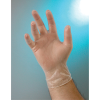 Examination Grade Gloves, Small, Vinyl, 4-mil, Powder-Free, Clear, Class 2 SAI677 | Ontario Packaging