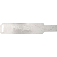 Aluminum Blank Tags, 1" W x 10" H SAJ658 | Ontario Packaging