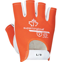 Vibrastop Half-Finger Vibration-Dampening Gloves, Size Medium, Goatskin Palm Ontario Packaging
