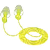 E-A-R Tri-Flange Reusable Earplugs, Corded, Bulk - Polybag, 26 dB NRR, One-Size Ontario Packaging