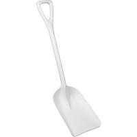 Safety Shovels - Hygienic Shovels (One-Piece), 10" x 14" Blade, 38" Length, Plastic, White SAL457 | Ontario Packaging