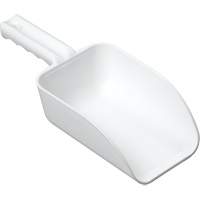 Small Hand Scoop, Plastic, White, 32 oz. SAL491 | Ontario Packaging