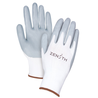 Lightweight Breathable Coated Gloves, 9/Large, Foam Nitrile Coating, 13 Gauge, Polyester Shell SAM632 | Ontario Packaging