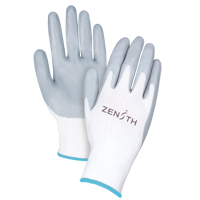 Gants l&eacute;gers enduits et respirants, 10/T-Grand, R&ecirc;vetement Mousse de nitrile, Calibre 13, Enveloppe en Polyester Ontario Packaging
