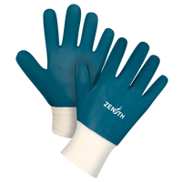 Heavyweight Knit Wrist Gloves, 8/Medium, Nitrile Coating, Cotton Shell Ontario Packaging