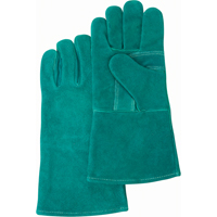 Premium Welder's Gloves, Split Cowhide, Size Large Ontario Packaging