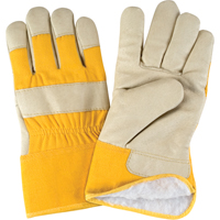 Gants d'ajusteur doubl&eacute;s pour l'hiver, Grand, Paume en Cuir fleur de porc, Doublure en Boa Ontario Packaging