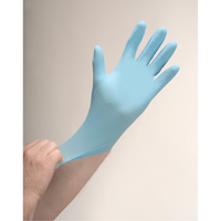 Puncture-Resistant Examination Gloves, Small, Nitrile, 4.5-mil, Powder-Free, Blue SAP324 | Ontario Packaging