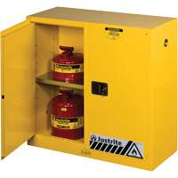 Sure-Grip&reg; Ex Flammable Storage Cabinets, 30 gal., 2 Door, 43" W x 44" H x 18" D Ontario Packaging