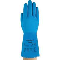 Gants AlphaTec 87-029, Taille Petit/7, 12" lo, Latex de caoutchouc, Doublure en Nylon, 50 mils Ontario Packaging